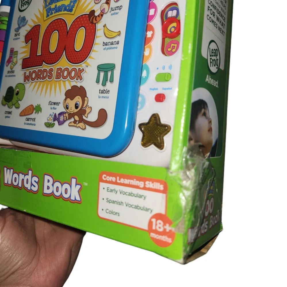 NWT LEAP FROG‎ 100 WORDS ENGLISH & SPANISH